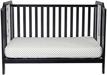 Suite Bebe Celeste 3 in 1 Convertible Island Crib Wood and Acrylic, Black