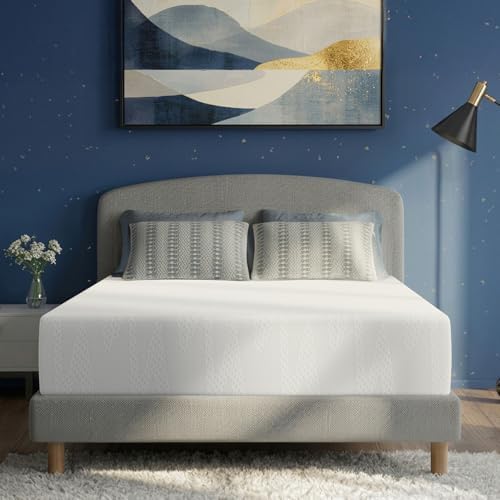 Avenco Queen Mattresses, 10 Inch Queen Size Mattress with Gel Memory Foam for Cool Night & Pressure Relief, Bed Mattress in a Box Medium Soft Plush Feel Colchones with Motion Isolating