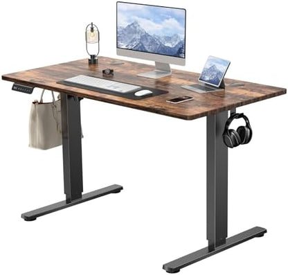 DUMOS 40 Inch Electric Standing Desk, Adjustable Height, Memory Desk