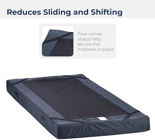 Drive Medical 15076 Decompressing Foam Mattress, 80 x 36 Inch, Blue
