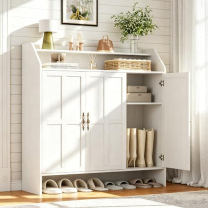 GarveeHome Shoe Storage Cabinet with 3 Doors
