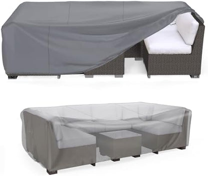Outdoor Patio Furniture Covers Waterproof 98"Lx78"Wx30"H Grey