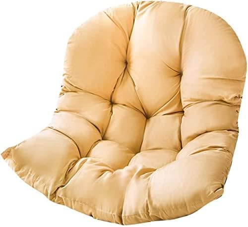 Hammock Swing Egg Chair Cushion Replacement, Hanging Basket Seat Pillow | Thick, 31.5 x 43.3 inches, High Elasticity Cotton, Soft Back Pads, Indoor, Outdoor, Garden, Office, Patio, Porch, Furniture