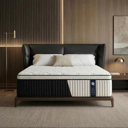 Full Hybrid Mattress, 10 Inch Medium Firm Mattress with Foam & Individually Wrapped Pocket Springs, Pressure Relief Mattress in a Box