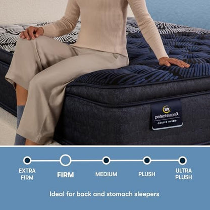 Serta Perfect Sleeper X, Max 15.25" Firm Pillow Top Twin XL Mattress