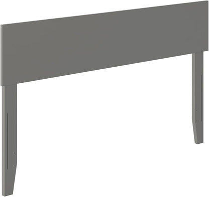 AFI, Orlando Full Adjustable Modern Solid Wood Panel Headboard, Grey