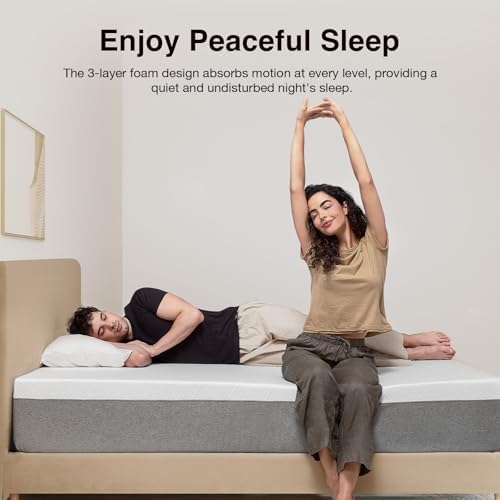 Novilla 10 inch Memory Foam Mattress King, Bliss Mattress King in a Box