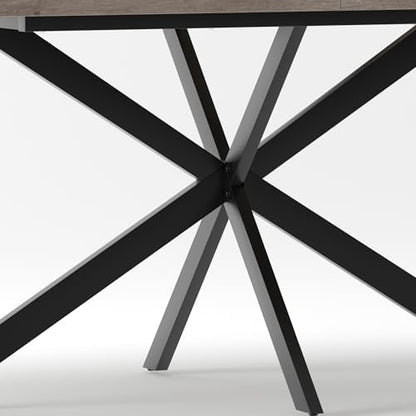 55.11''-70.86" Rectangular Extendable Dining Table for 4-6 People