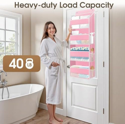 1Pack Over The Door Organizer Large Capacity Hanging Storage Room Organizer