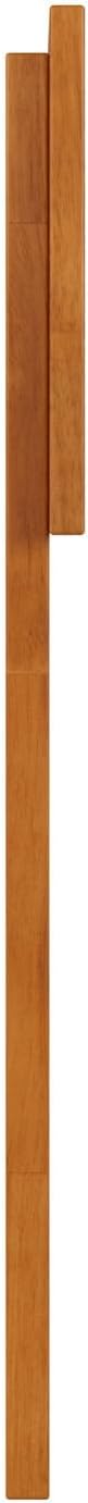 AFI, Orlando Full Adjustable Modern Solid Wood Panel Headboard, Light Toffee