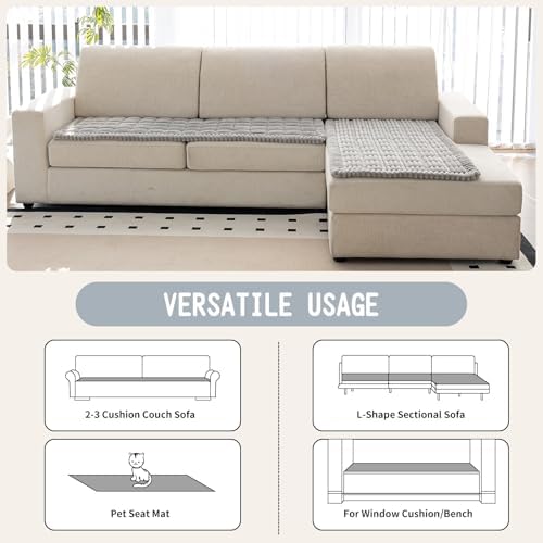 Couch Covers for Sofa, Sofa Covers for Dogs Washable, LGrey, 1PC
