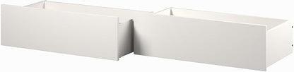 AFI Queen/King/Twin XL Under Bed Storage Drawers (Set of 2), White