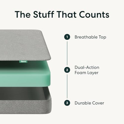 Siena Essential 6" Foam Mattress, King, Medium Firm Feel