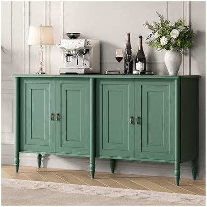 JOINICE 59" Sideboard Buffet Cabinet with Storage for Living Room,Green