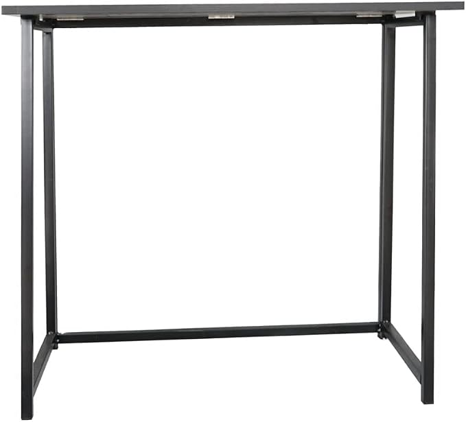 Collapsible Computer Desk - Gaming Desk - Laptop Table - Foldable Writing and Study Table - Home and Office Desk - Portable Folding Table - Corner Desk Workstation - Space Saving - Black