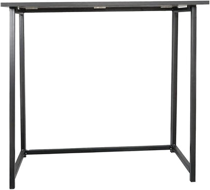 Collapsible Computer Desk - Gaming Desk - Laptop Table - Foldable Writing and Study Table - Home and Office Desk - Portable Folding Table - Corner Desk Workstation - Space Saving - Black