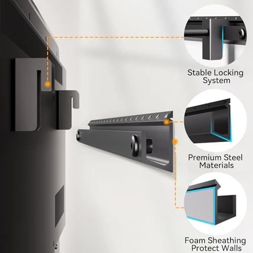AENTGIU No Stud No Drill TV Wall Mount for 22 to 55 inch TVs up to 100 lbs