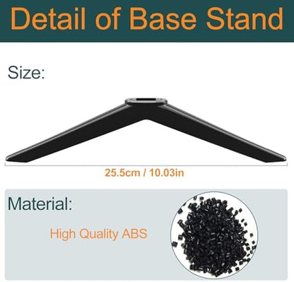 Yaotieci TV legs for TCL Roku TV Stand legs 55 inch 32 inch 50 inch 55S525 55S450F 55S410R 55S450R 50S450R 50S425 32S330 32S327 32S325 for TCL Roku TV Legs with Screws, Easy to Install