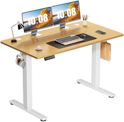 Sweetcrispy Electric Standing Desk, Computer Desk, 48x24 Inch