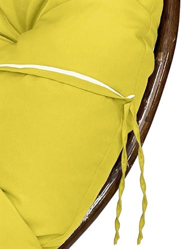 Lifup Water Resistant Papasan Chair Cushion Yellow Round 20"