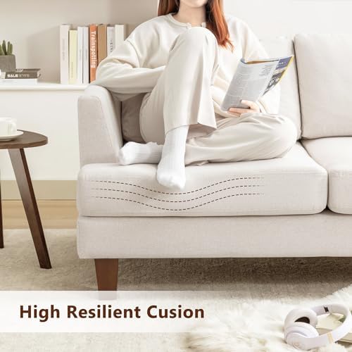 89" Deep Seat Sofa Couches for Living Room, 3 Seater Couch