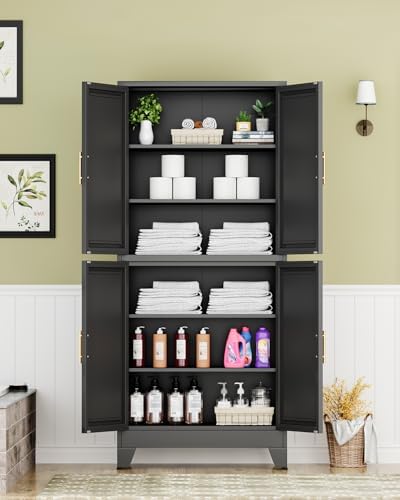 Metal Armoire Wardrobe Closet Storage Cabinet