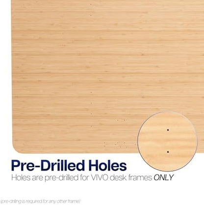 VIVO 71" x 30" Real Bamboo Solid Table Top
