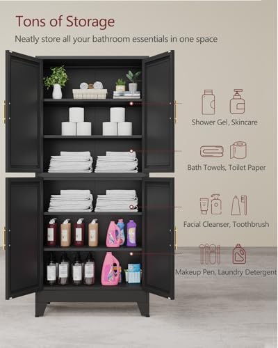 Metal Armoire Wardrobe Closet Storage Cabinet