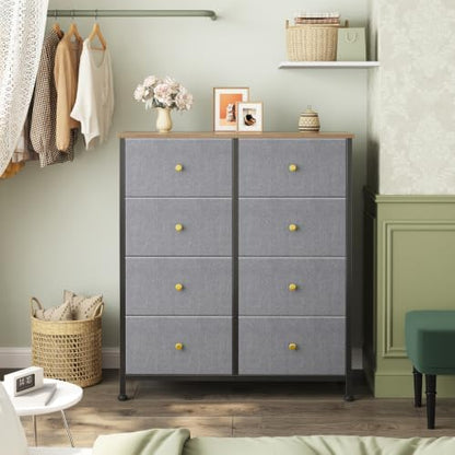 OLIXIS 8 Drawer Storage Dresser for Bedroom, Closet Organizers Units
