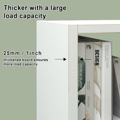 CTESNE【2026 Wooden Thick Frame 3 Cube Storage Organizer Shelf with Anti-Tipping Kits + Reversible Open Back Bookcase, Horizontal and Vertical Dual-use（White,11inch）