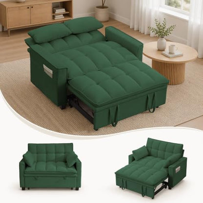 Sleeper Sofa Bed, Convertible Pull Out Couch for for Living Room, Loveseat