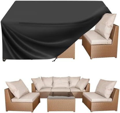 BALEINE Patio Furniture Covers Waterproof, Heavy Duty Outdoor Table Cover