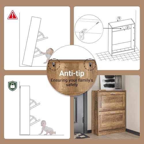 Haotian Shoe Cabinet Storage for Entryway