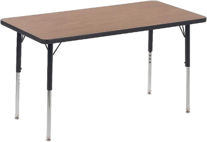 Lorell LLR99894 Oak Laminate Rectangular Activity Tabletop, Medium
