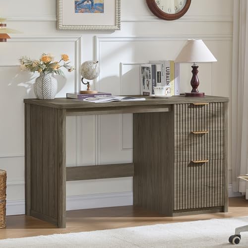 LEYAOYAO Office Desk 48" With 3 Drawers Storage File Cabinet