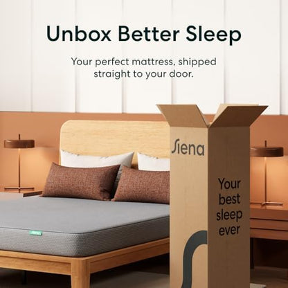 Siena Essential 6" Foam Mattress, King, Medium Firm Feel