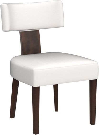 HNY Set of 4 Mid Century Modern Dining Chairs, Farmhouse Velvet Upholstered Accent Chair Curved Backrest Kitchen Chairs, with Hardwood Frame, Cream, Velvet-beige