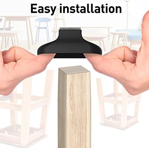 Square Chair Leg Protectors for Hardwood Floors.