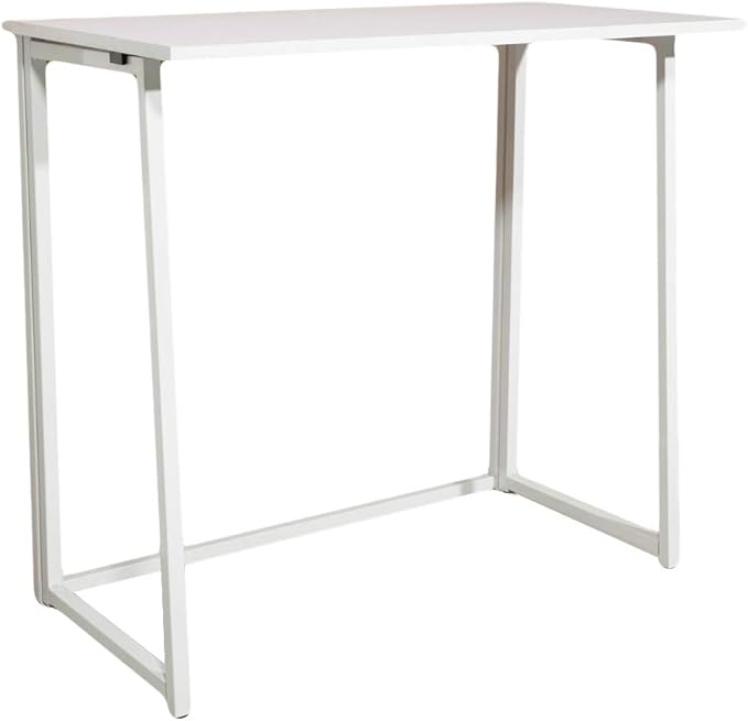 Ochine 32 Inch Folding Desk Foldable Computer Desk Folding Computer Desk Home Office Desks Modern Simple Writing Desk Table Space Saving Collapsible Desk Simple Laptop Writing Table Gaming Desk