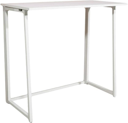 Folding Desk Computer Desk Standing Desk, Small Foldable Desk 31.7" for Small Spaces, Space Saving Portable Laptop Study Foldable Table Computer Table Writing Workstation for Home Office Desks