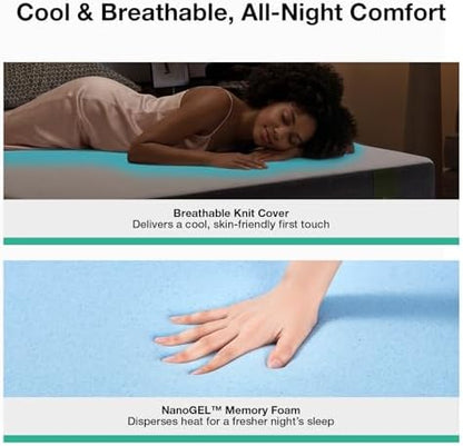 Novilla Memory Foam 14 Inch Queen Mattress in a Box