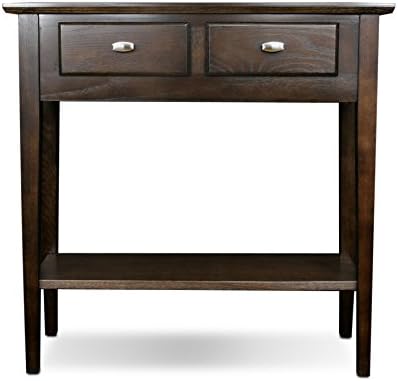 Leick Home Teegan Console Table, 30", Chocolate Oak