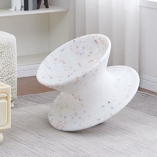 360° Swivel Gyro Chair for Sensory Integration, Spinning Stool with Deep Recessed Seat for Kids and Adults, Portable Indoor Outdoor Sensory Furniture for Camping, Bedroom, Patio, Backyard