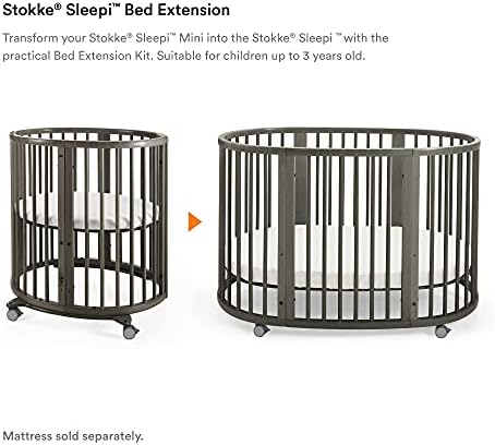 Stokke Sleepi Extension Kit V2 for Sleepi Crib - Hazy Grey