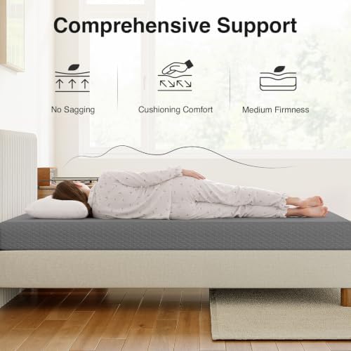 Novilla Queen Mattress 8 Inch, Memory Foam Mattress for Cool Night Sleep