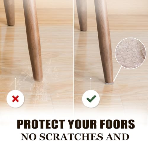 Felt Furniture Pads for Hardwood Floors -Yelanon Felt Pads for Chair Legs