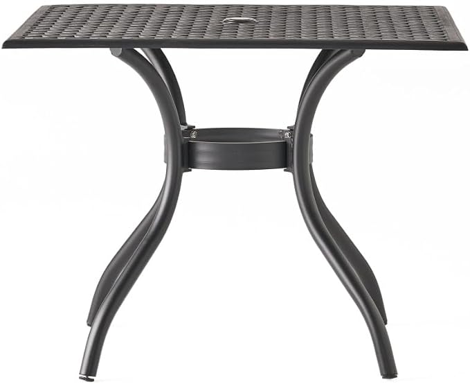 Patio Dining Set, Olmsted 5-Piece Outdoor Garden Table and Chairs Set Dining Furniture for Backyard Porch Deck Lawn Patio Seating Area