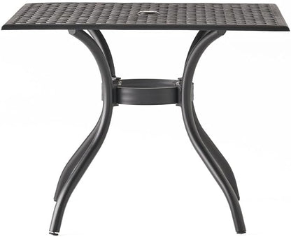 Patio Dining Set, Olmsted 5-Piece Outdoor Garden Table and Chairs Set Dining Furniture for Backyard Porch Deck Lawn Patio Seating Area