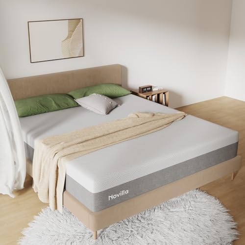 Novilla 10 inch Memory Foam Mattress King, Bliss Mattress King in a Box