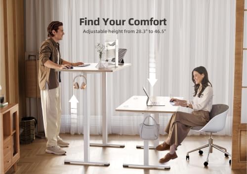 YDN 32 x 19 Inch Nature Electric Standing Desk